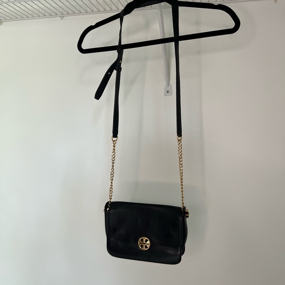 Tory Burch Chelsea Crossbody Black Leather - Picture 5 of 12
